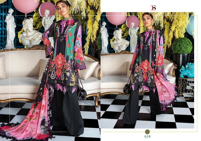 Elan Deepsy Pure Jam Cotton Printed Pakistani Salwar Suit Collections