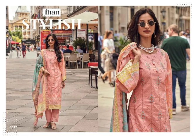 Bin Saeed Lawn Collection Vol 14 By Jihan Pakistani Salwar Suits Wholesale In India