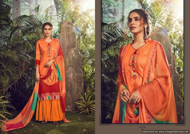 Julia By Belliza Pure Pashmina Woollen Dress Material Wholesale In India