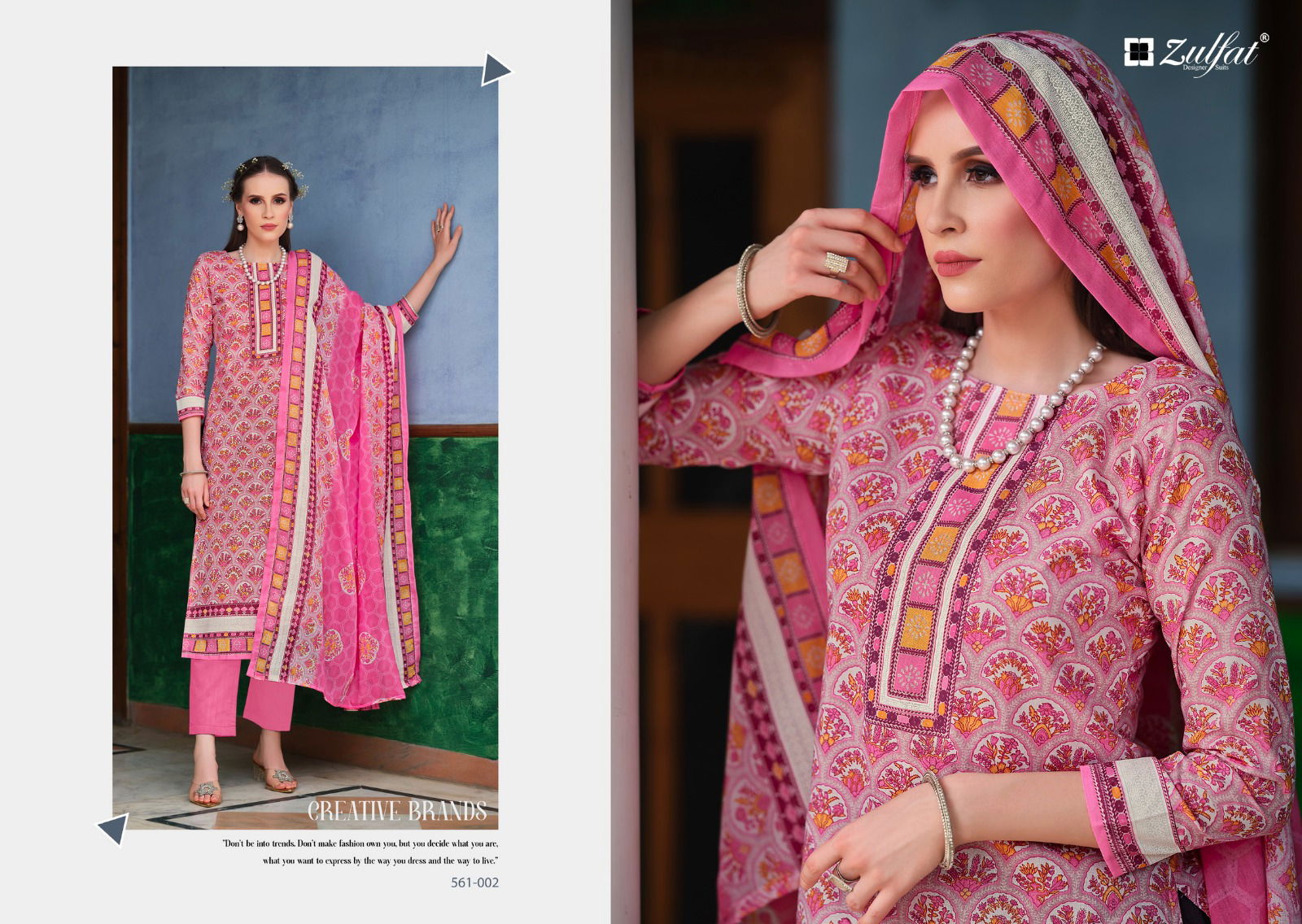 Farhana Vol 8 By Zulfat Cotton Printed Pakistani Dress Material Orders In India