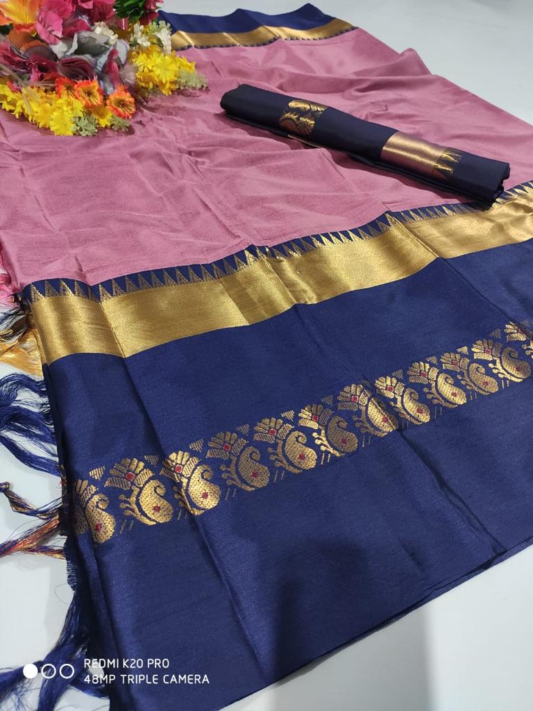 Mango Meena By Hb Cotton Silk Designer Sarees Wholesale Market In Surat