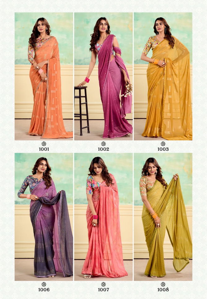 Nairobi By Stavan Weightless Fancy Saree Wholesale