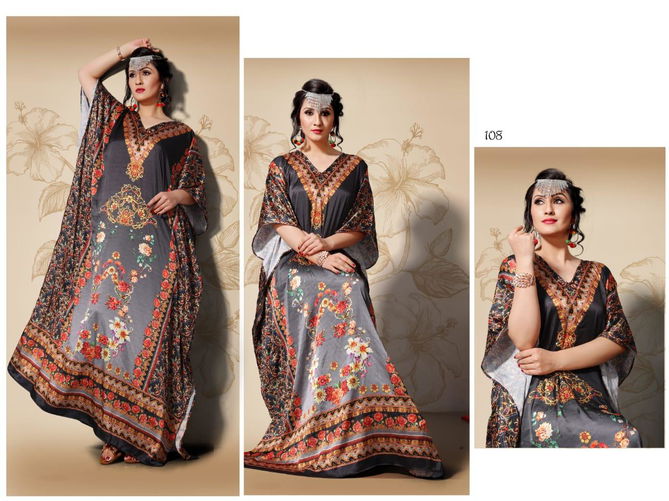 Jugnii Gazal Vol-18 Latest Exclusive Collection Digital Printed Kaftans