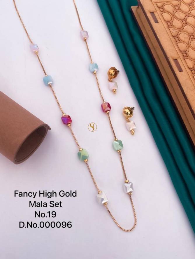 Accessories Fancy High Gold Mala Set 2 Catalog