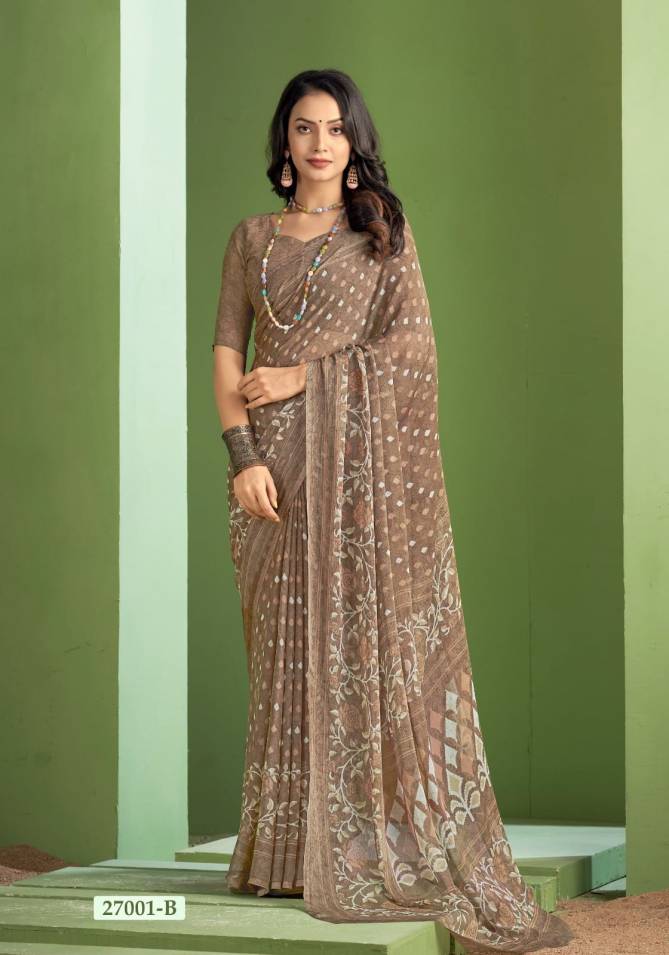 Star Chiffon By Ruchi Sarees Partywear Saree Catalog