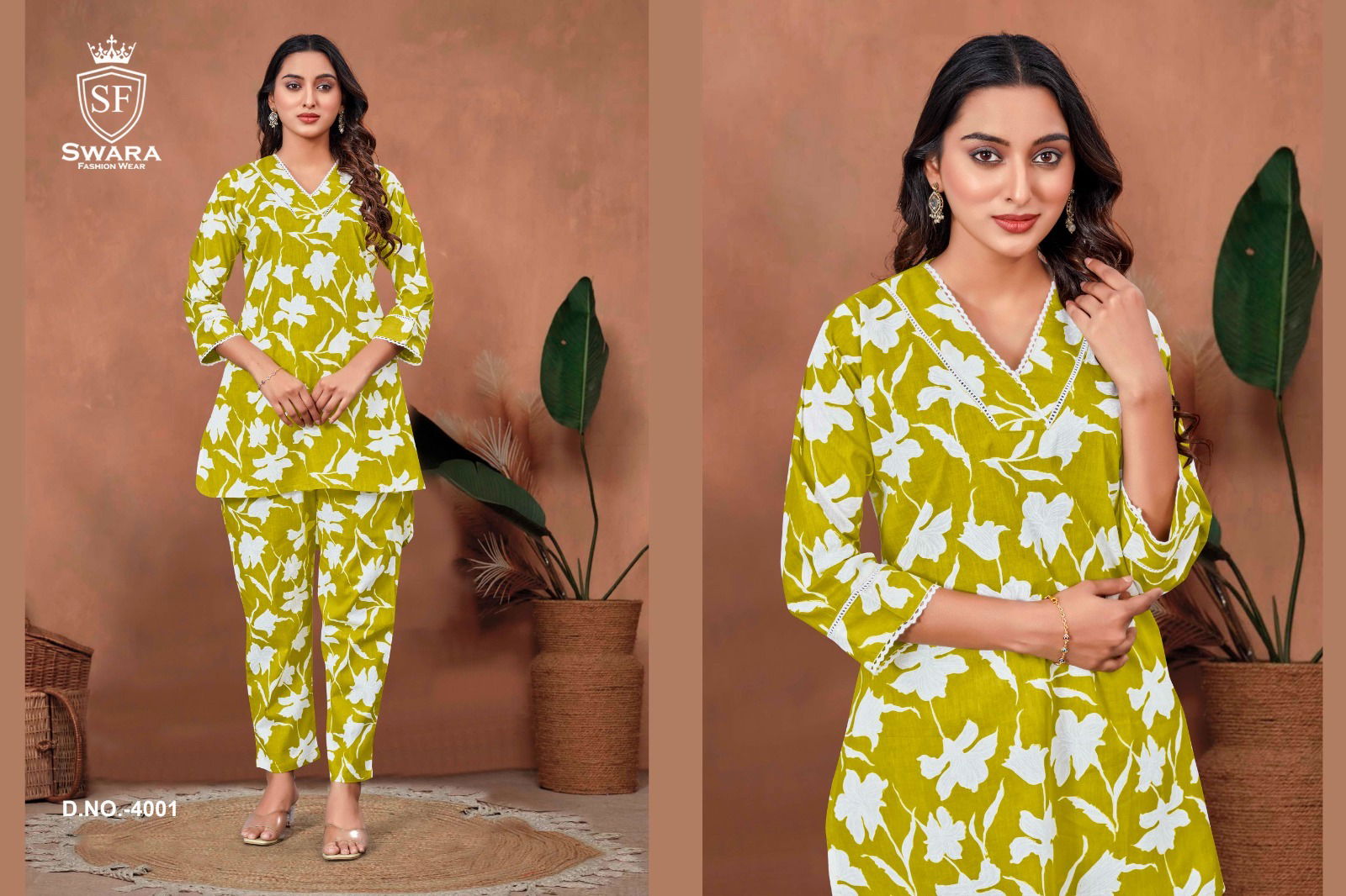 Swara Shree Vol 4 Jaipuri Prints Cambric Cotton Co Ord Set Orders In India