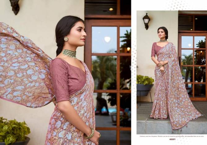 Haritima By 5D Designer Soft Pattern Printed Sarees Wholesale Price In Surat
