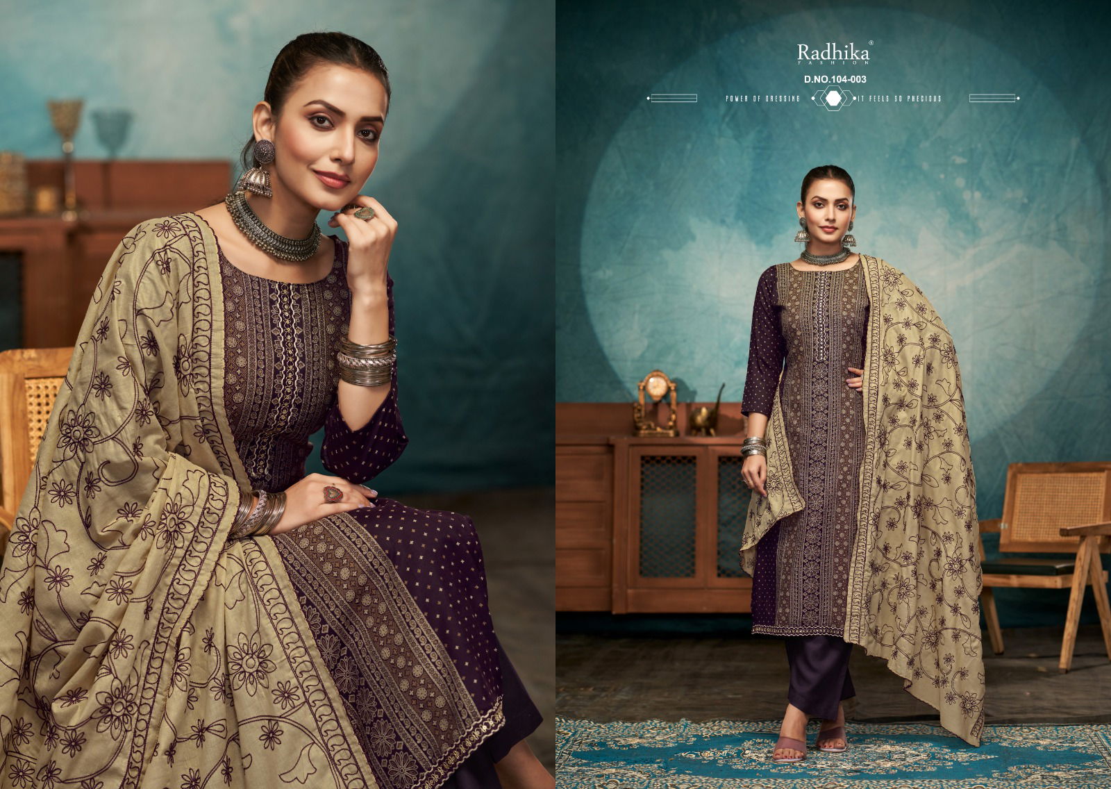 Black Berry Vol 15 By Radhika Azara Printed Cotton Dress Material Exporters In India