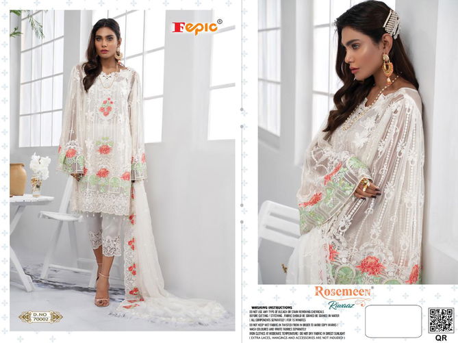 Fepic Rosemeen Riwaaz Latest Exclusive Collection Designer Pakistani Suits 