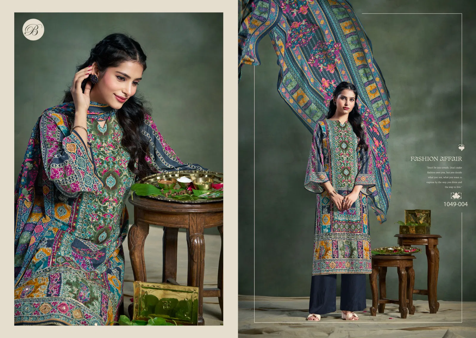 Suhana By Belliza Viscose Rayon Printed Dress Material Exporters In India