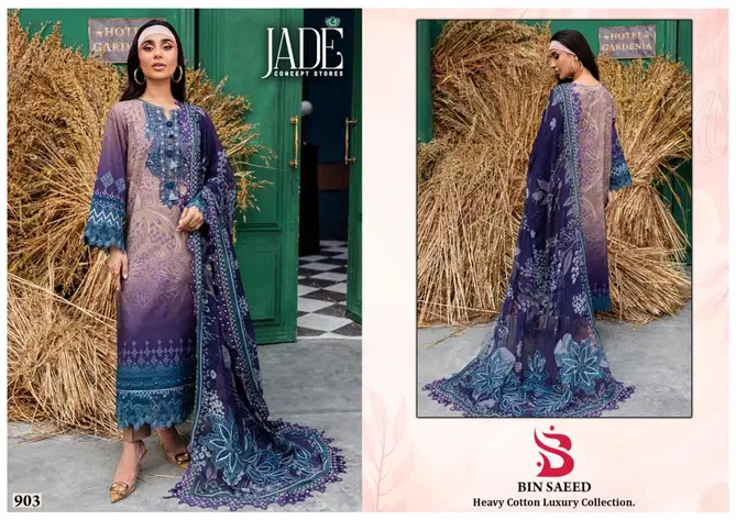 Jade Bin Saeed Vol 9 Heavy Cotton Luxury Dress Material Online Wholesale