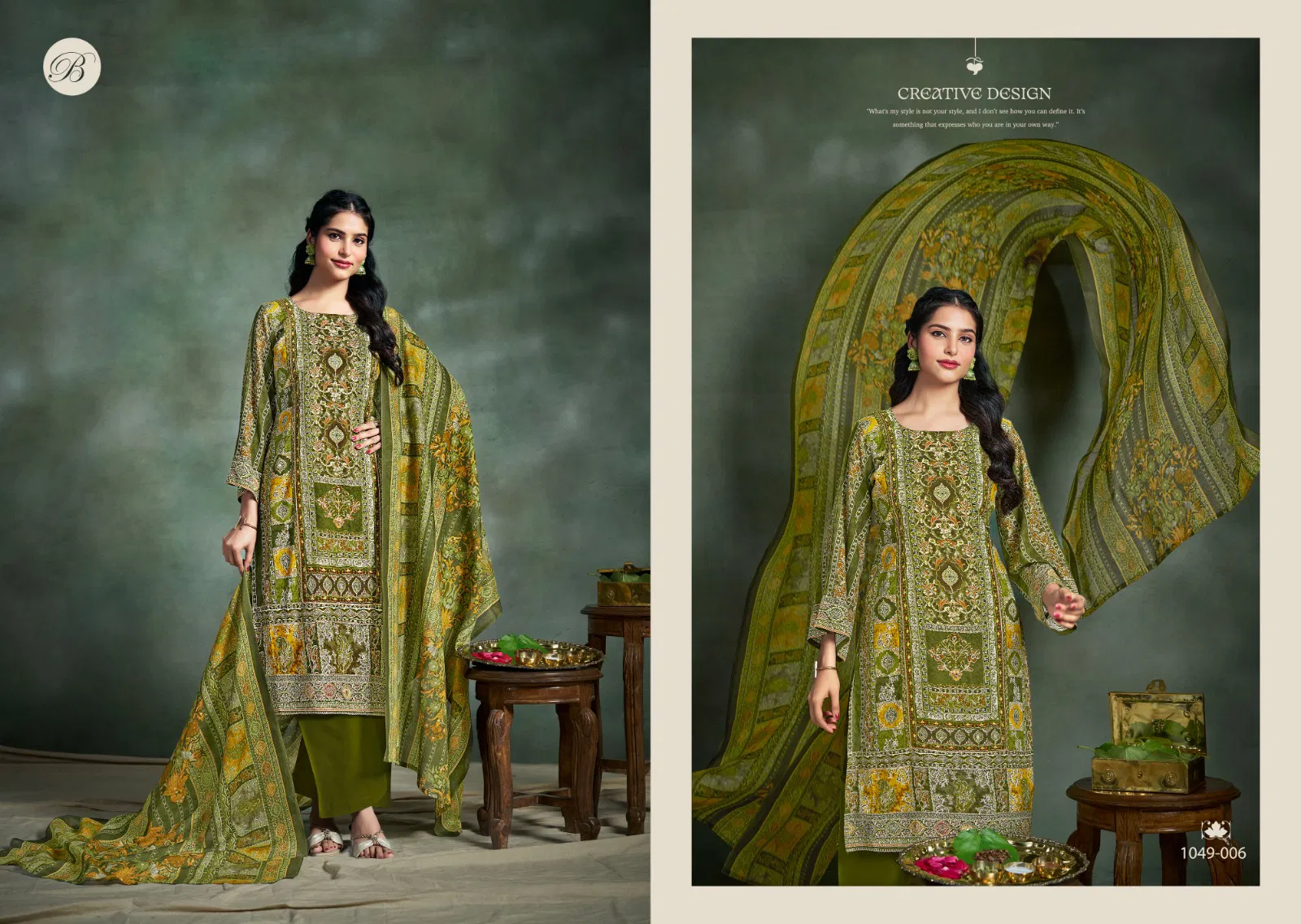 Suhana By Belliza Viscose Rayon Printed Dress Material Exporters In India