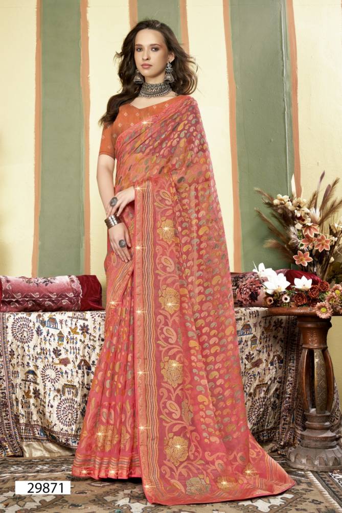 Henry By Vallabhi Brasso Printed Wholesale Saree Suppliers In Mumbai