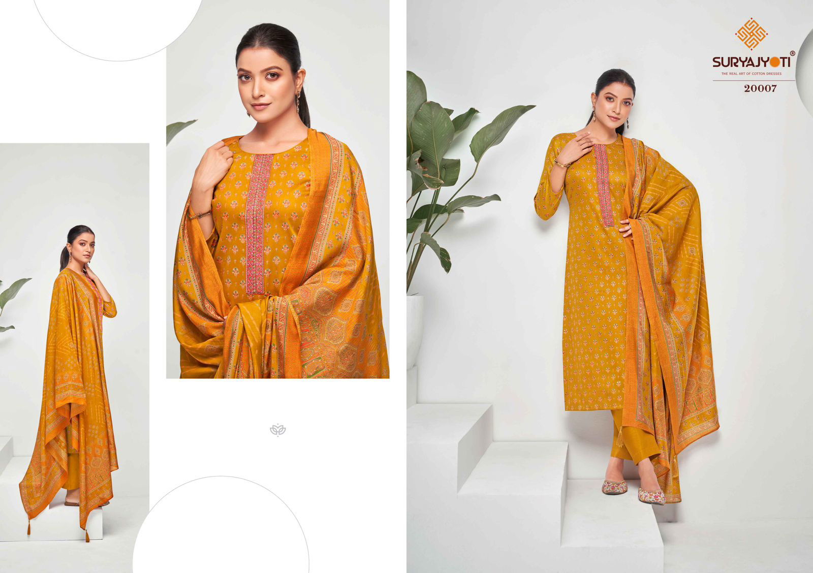 Kalki Vol 20 By Suryajyoti Jam Satin Printed Dress Material Suppliers In India