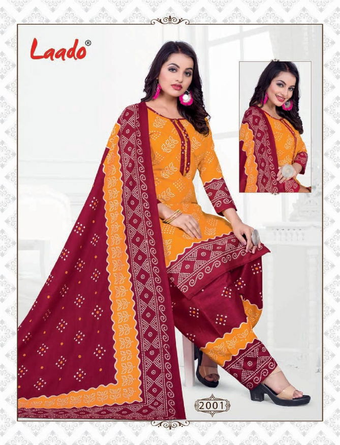 Laado Bandhni Special Vol 2 Latest Designer Pure Cotton Printed Dress Material Collection  