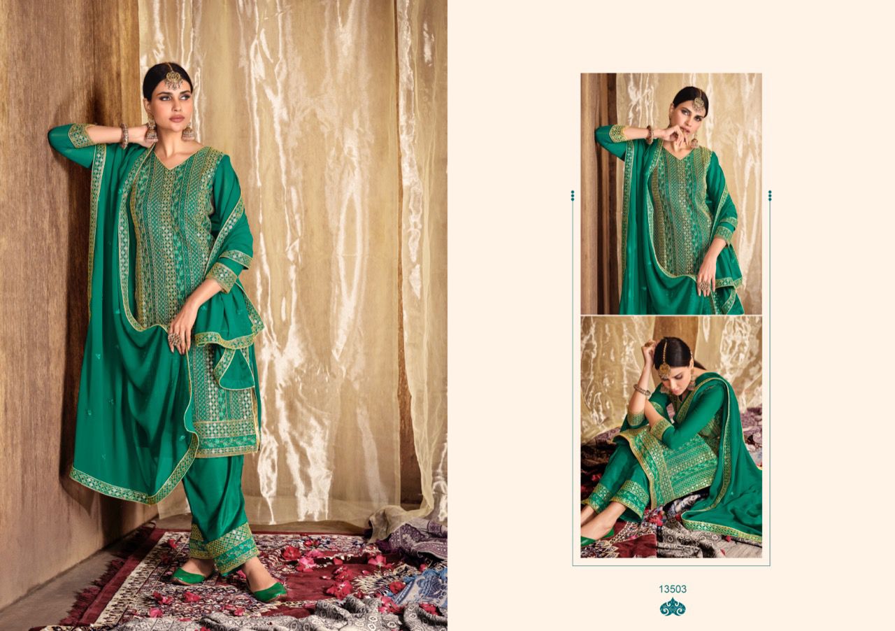 Deepsy Misri Festive Wear Georgette Embroidery Designer Salwar Kameez Collection