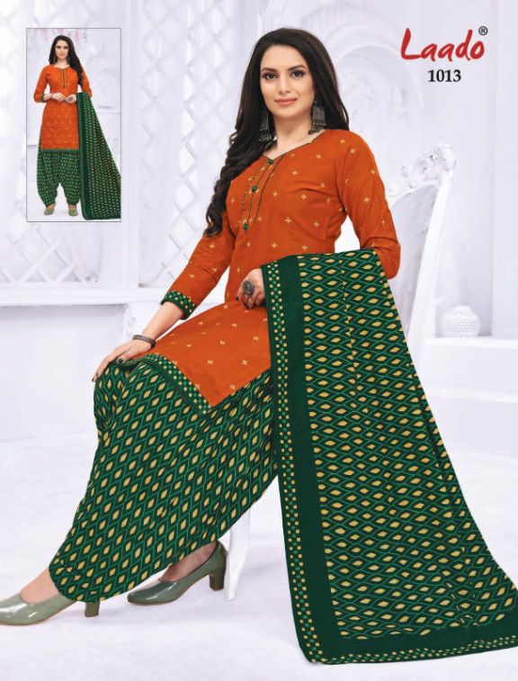 Laado Priti Patiyala 10 Casual Daily Wear Cotton Printed Dress Material Collection