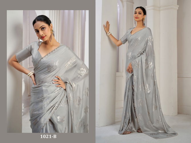 Mehek 1021 A TO E Satin Silk Designer Sarees Wholesale Market In India