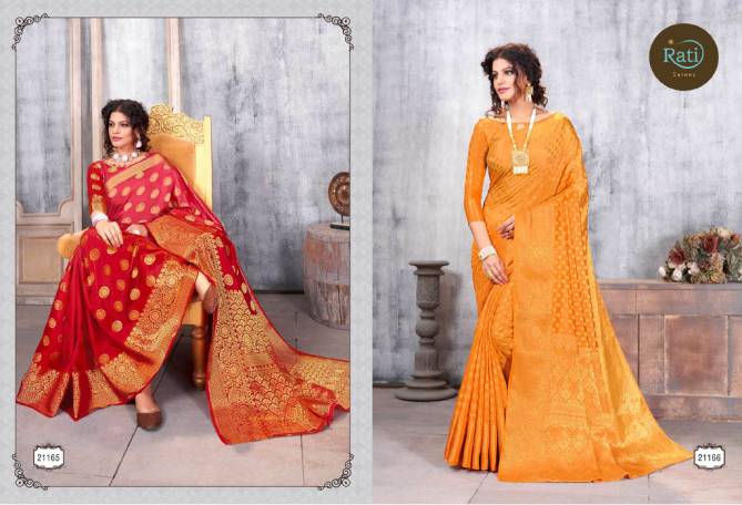 Rati Gajgamini Latest Fancy Designer Stylish Festive Wear Fancy Silk Saree Collection
