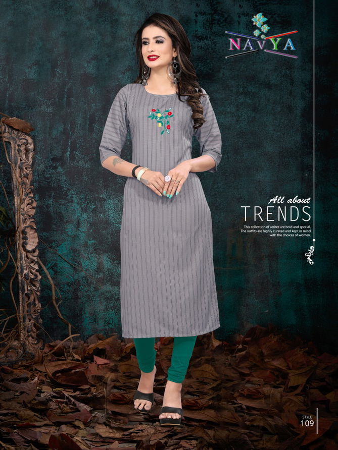 Navya Fashion Bits Latest Designer Fancy Party Wear Kurti Collection 