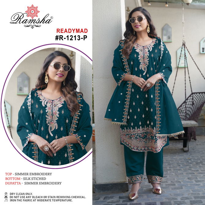 Ramsha R 1213 M To P Nx Pakistani Readymade Suits Suppliers In India