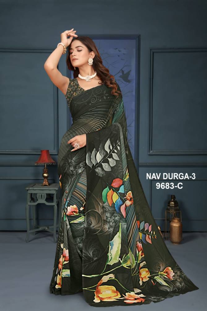 Nav Durga 2 By Rana Weightless Saree Exporters In India