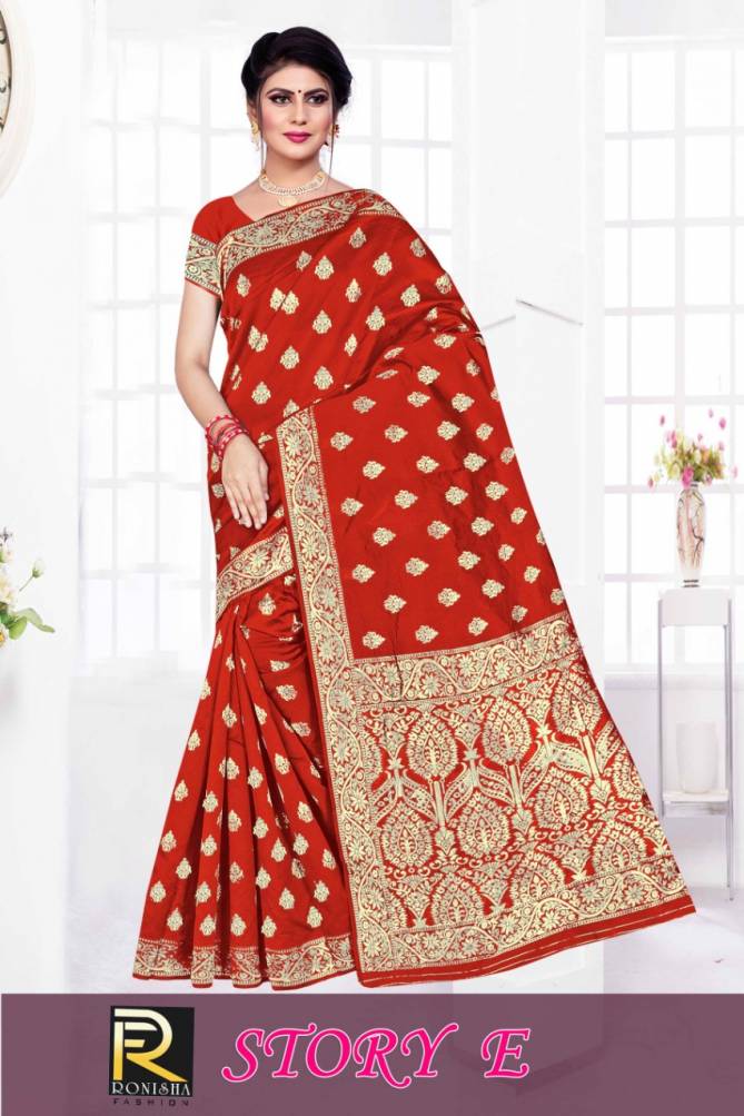 Ronisha Story Ethnic Wear Silk Designer Sarees Collection
