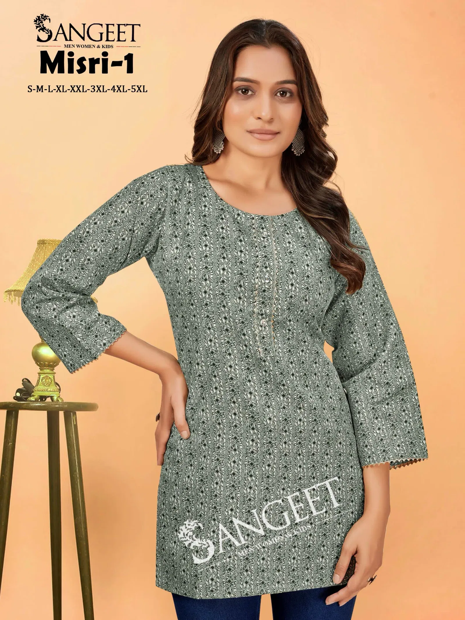 Misri 1 By Sangeet Rayon Embroidery Ladies Top Wholesalers In Delhi