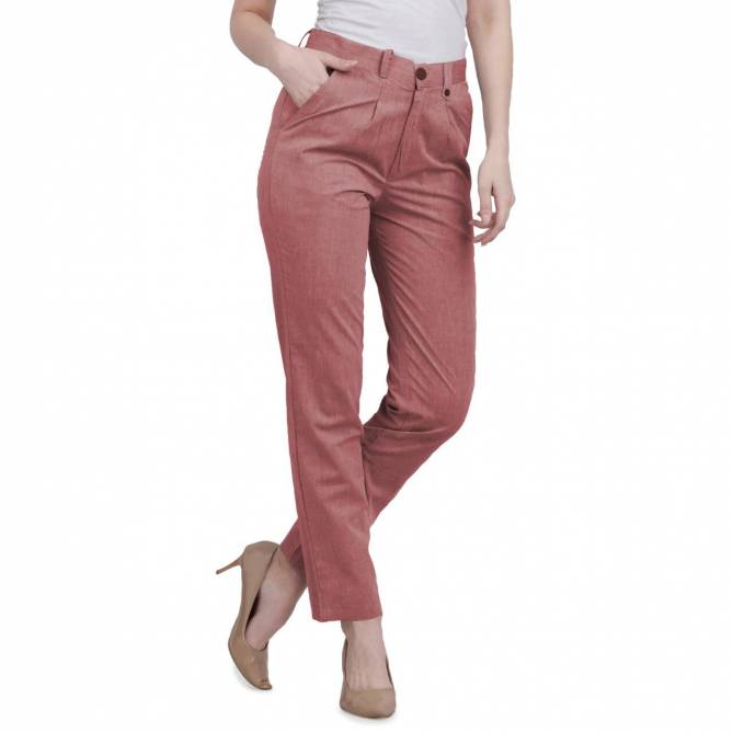 Swara Formal 1 New Designer and Party wear Flex Cotton Western Pants Collection
