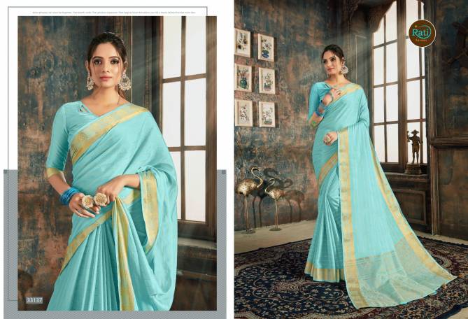 Rati Rudramani Latest Fancy Designer Stylish Festive Wear Fancy Silk Saree Collection
