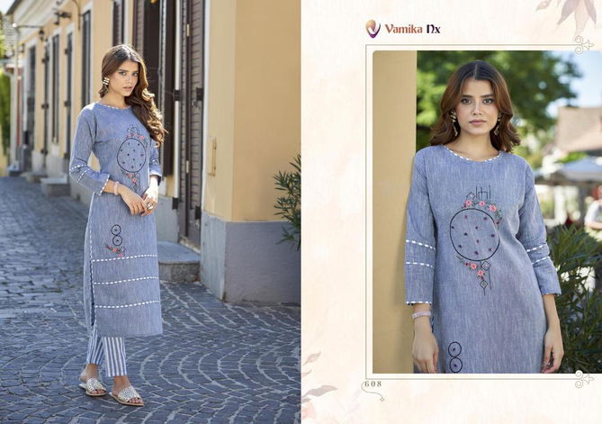 Vamika Apsara 2 Nx Exclusive Ethnic Wear Designer Latest Kurti With Bottom Collection
