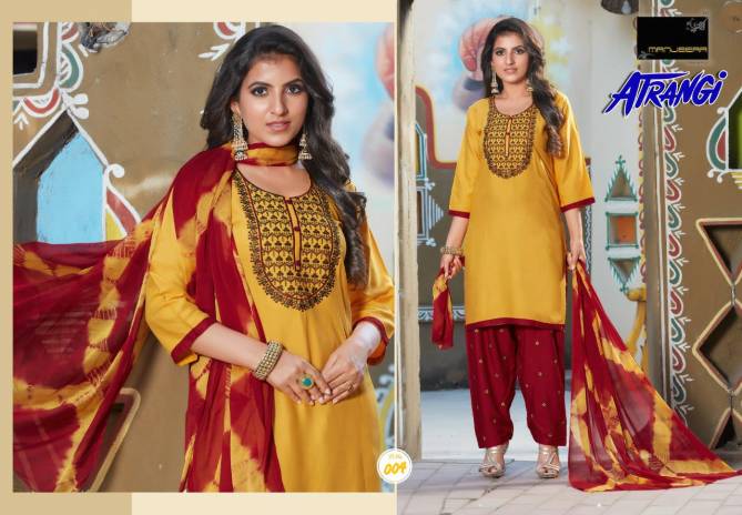 Manjeera Atrangi Fancy Daily Wear Rayon Printed Ready Made Collection