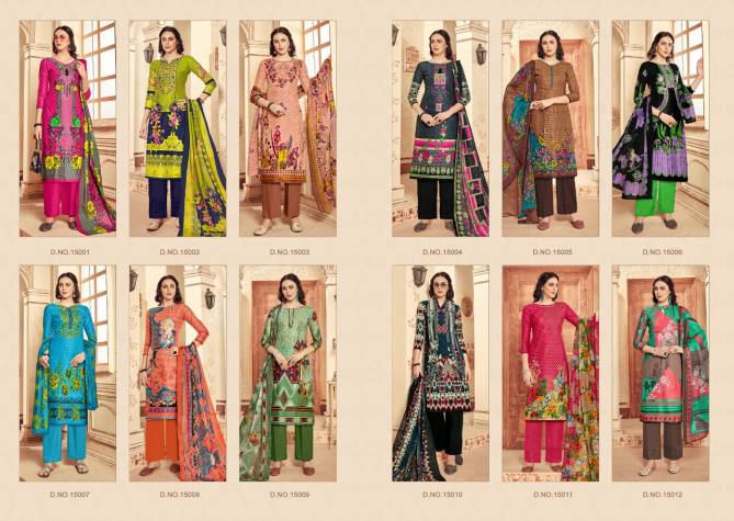 Jash Kusum 15 Exclusive Designer Regular Wear Pure Cotton Dress Material Collection 