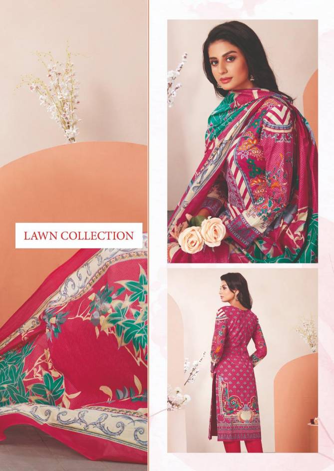 Aarvi Fashion Nur 2 Karachi Cotton Dress Material Collection
