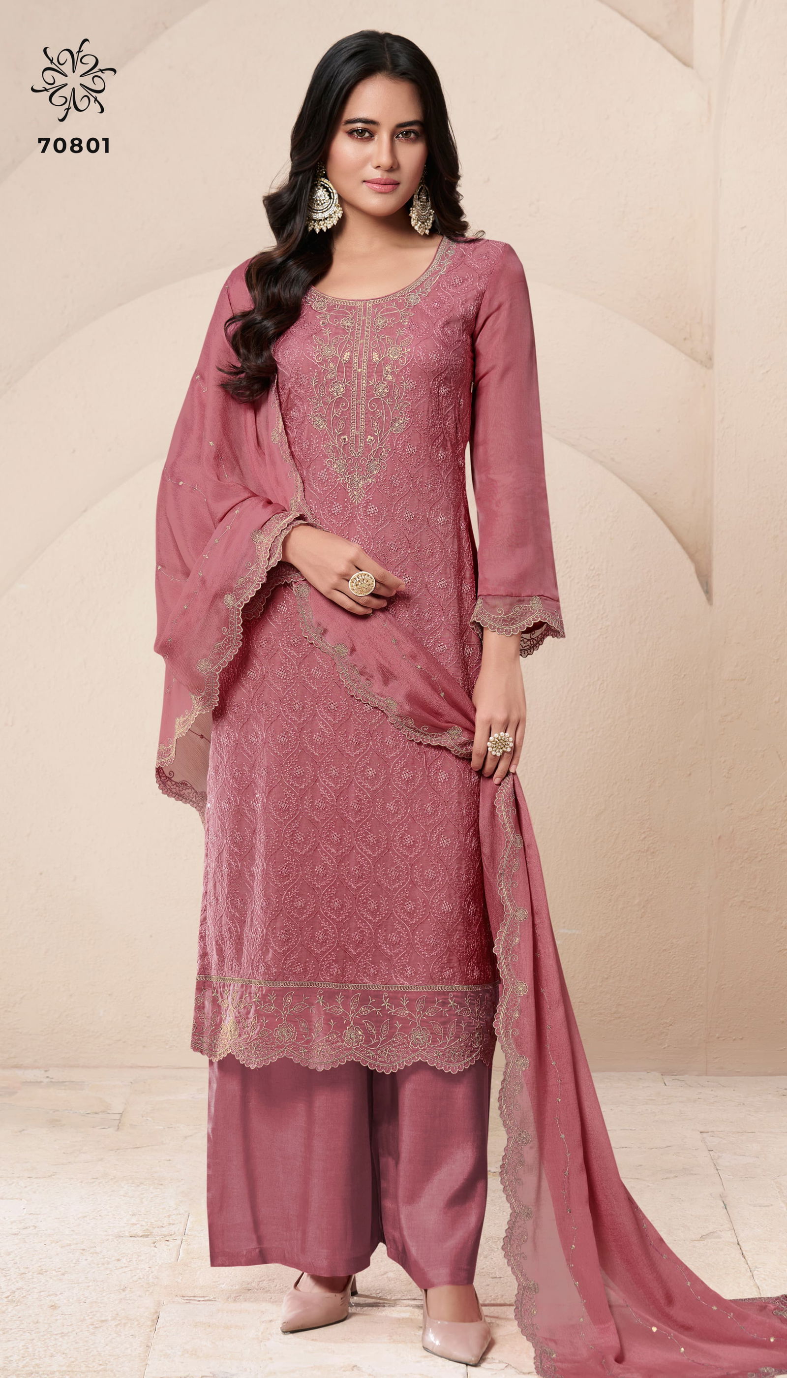 Saroj 2 By Vinay Kuleesh Organza Designer Salwar Suits Exporters In India