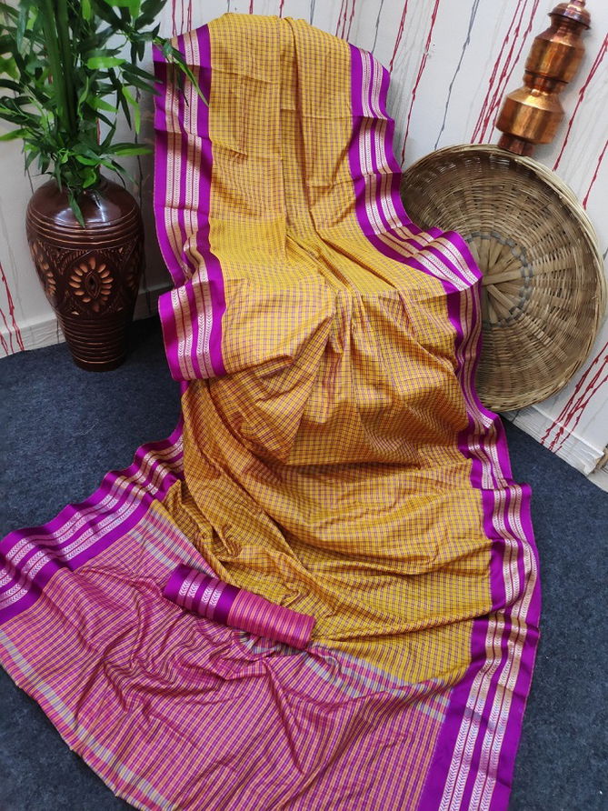 Anarika 29 Latest Fancy Designer Regular Casual Wear Cotton Silk Saree Collection
