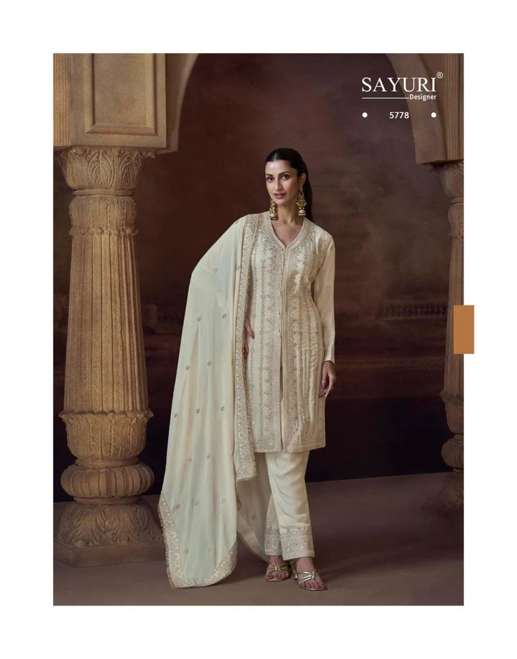 Alemzeb By Sayuri Chinon Silk Best Readymade Suits Wholesale Shop In Surat