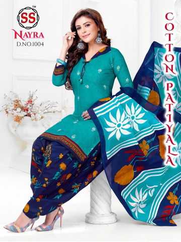 Nayra 1 Latest Fancy Designer Casual Regular Wear Pure Cotton Printed Dress Material Collection
