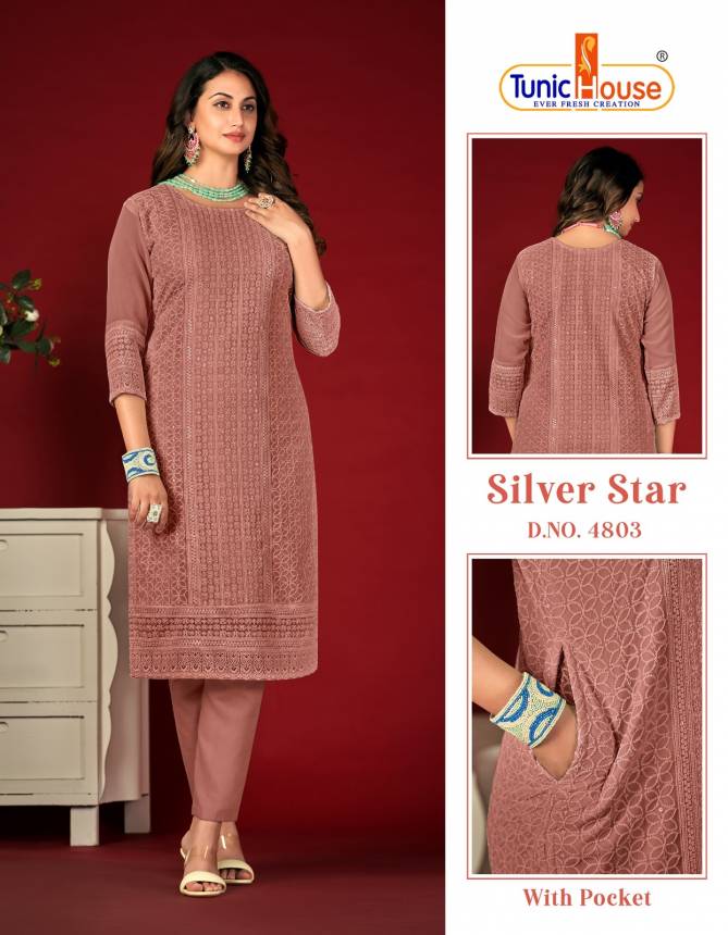 Silver Star 03 By Tunic House Sequence Kurtis Catalog
