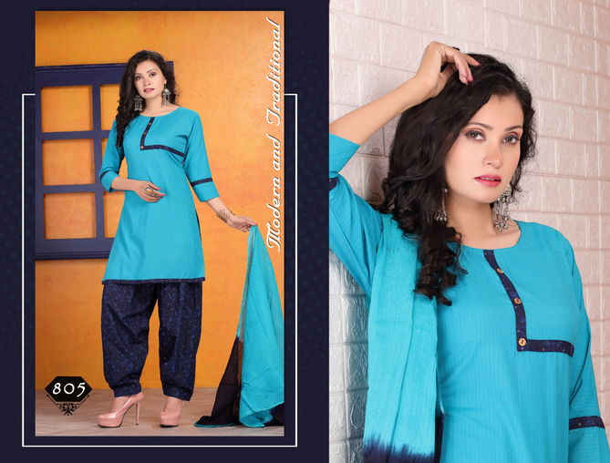 Trendy Bingo Latest Fancy Regular Casual Wear Rayon Printed Readymade Salwar Suit  Collection
