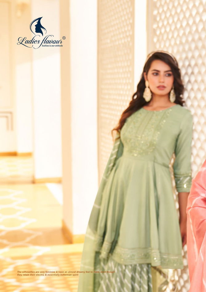 Keshvi By Ladies Flavour Sharara Readymade Suits Catalog