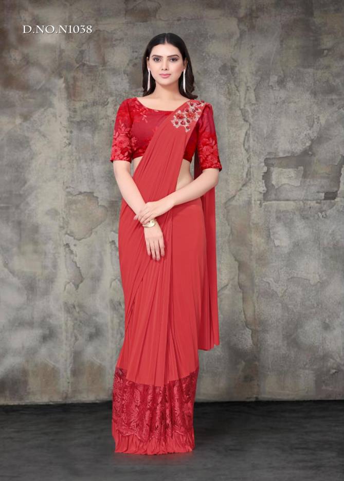 Shiya 2 Latest Designer Imported lycra Party Wear Heavy Worked Saree Collection