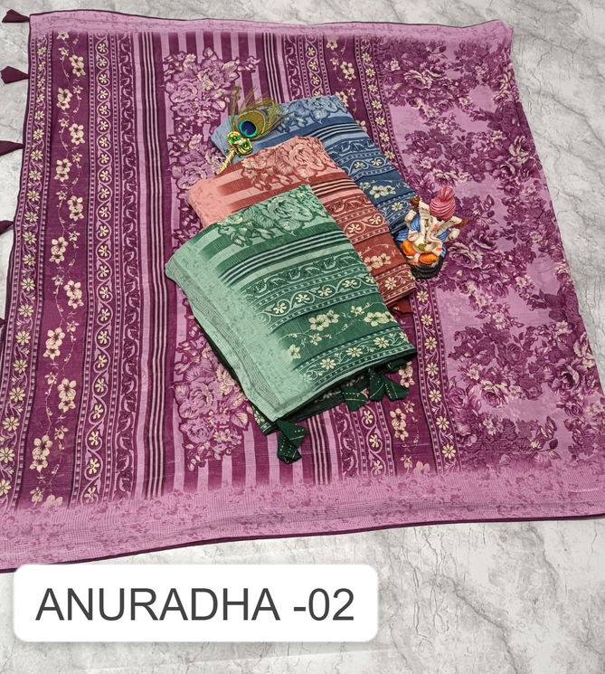 Anuradha 2 By Kalpatru Mono Georgette Printed Sarees Wholesale Market In Surat