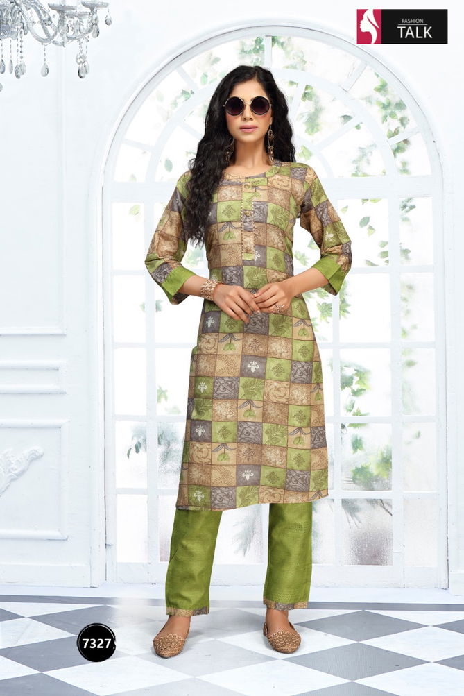 Ft Morni Latest Fancy Designer Ethnic Wear Cotton Printed Kurti With Bottom Collection
