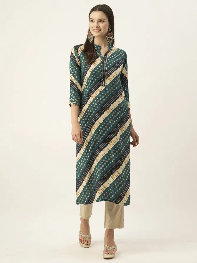 2 Selvi Ultra Premium Rayon Foil Printed Kurti Wholesalers In Delhi