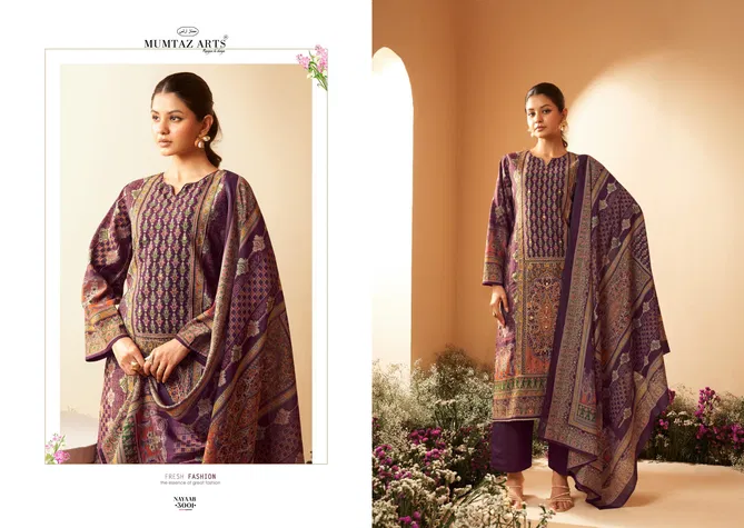 Nayaab Vol 3 By Mumtaz Viscose Muslin Digital Printed Dress Material Suppliers In Mumbai