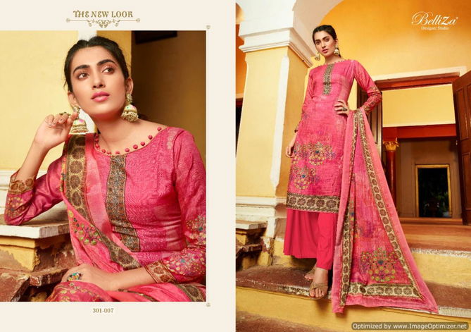 Belliza Navya Latest Heavy Designer Printed Pure Kollam Silk Dress Material Collection 