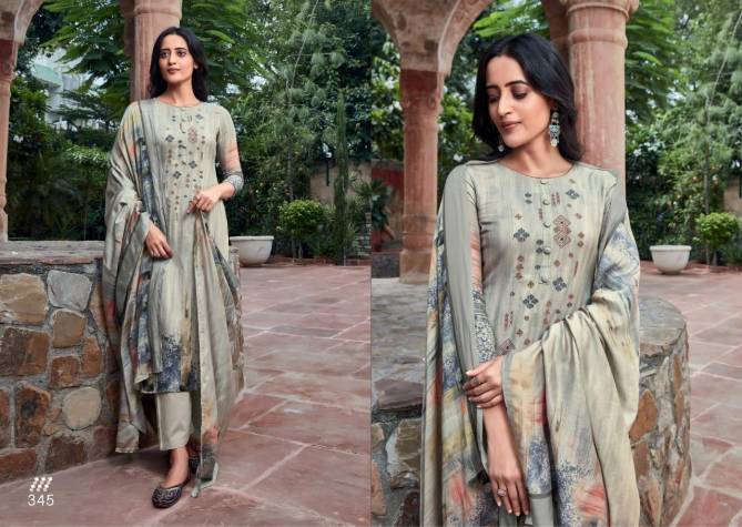 S-NIRUKTH HEER HIT DESIGNS Latest Fancy Festive Wear Cotton Satin With Embroidery Salwar Suit Collection
