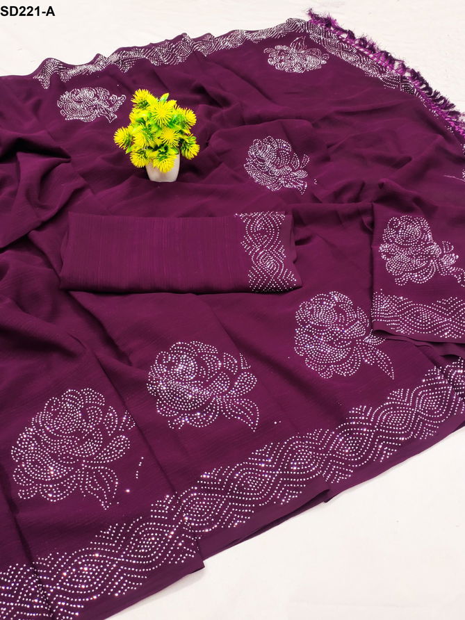 SD 221 A  And B By Suma Designer Zomato Fancy Saree Exporters In India