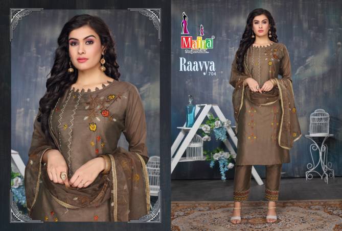 Maira Raavya 7 Latest Ethnic Wear Silk Heavy Ready Made Collection